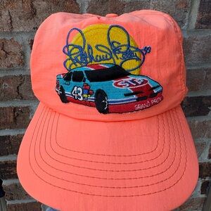 Vtg 80’s NASCAR Racing Richard Petty #43 STP NEON Snapback Trucker Hat Cap Retro